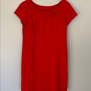 Madison Leigh Red Sheath Dress Sz 14